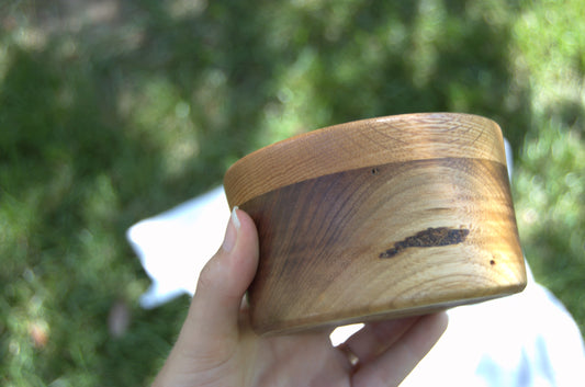 Walnut with Oak Rim Bowls (Set of 2)